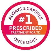 Always 1 capsule, once daily, number 1 prescribed treatment for TD