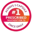 Always 1 capsule, once daily, number 1 prescribed treatment for TD