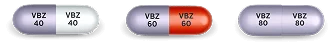 INGREZZA (valbenazine) 40mg capsule, 60mg capsule, and 80mg capsule
