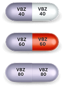 INGREZZA (valbenazine) 40mg capsule, 60mg capsule, and 80mg capsule