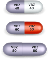 Valbenazine 40mg capsule, 60mg capsule, and 80mg capsule