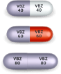 Valbenazine 40mg capsule, 60mg capsule, and 80mg capsule